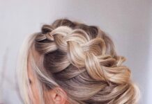 Французская коса – идеальная свадебная прическа