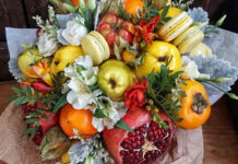 Особенности изготовления фруктовых букетов