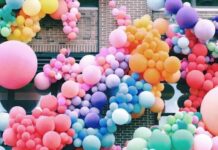 Фотозона из шаров – обязательный атрибут любого праздника