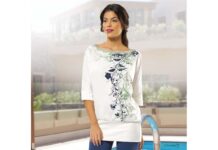 Женские туники – незаменимая домашняя одежда