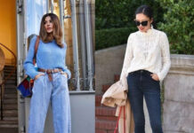 С чем носить джинсы Палаццо?