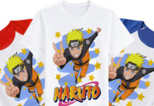 Популярность футболок Naruto