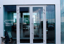 Алюминиевые входные двери