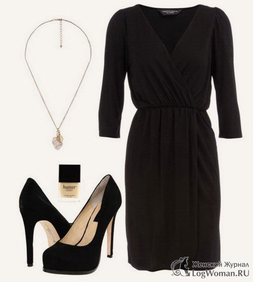 Черное платье и его аксессуары Черное платье и его аксессуары