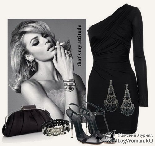 Черное платье и его аксессуары Черное платье и его аксессуары