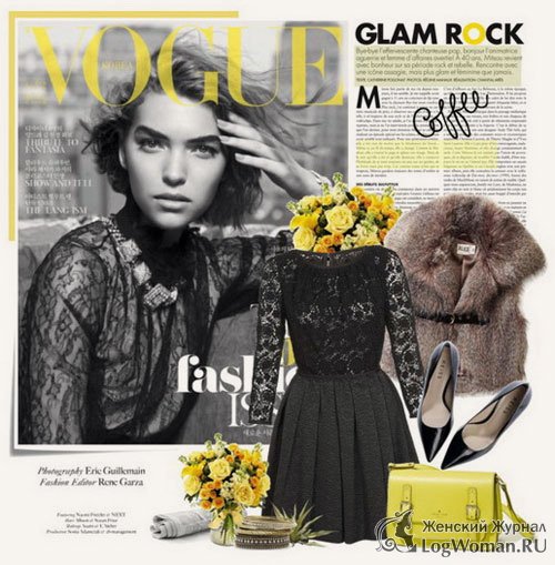 Черное платье и его аксессуары Черное платье и его аксессуары