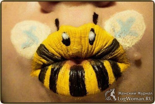 Бодиарт на губах Бодиарт на губах