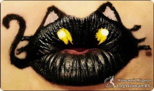 Бодиарт на губах Бодиарт на губах