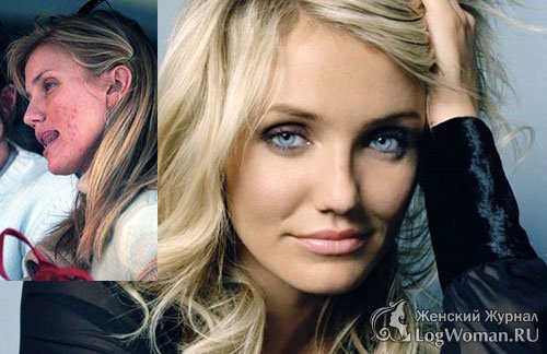 Знаменитости без макияжа - Cameron Diaz Знаменитости без макияжа - Cameron Diaz