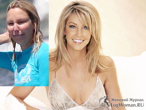 Знаменитости без макияжа - Heather Locklear Знаменитости без макияжа - Heather Locklear