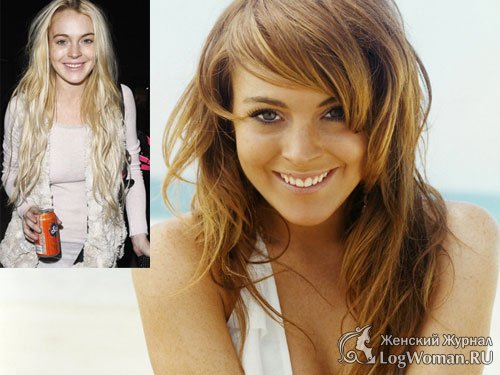 Знаменитости без макияжа - Lindsay Lohan Знаменитости без макияжа - Lindsay Lohan