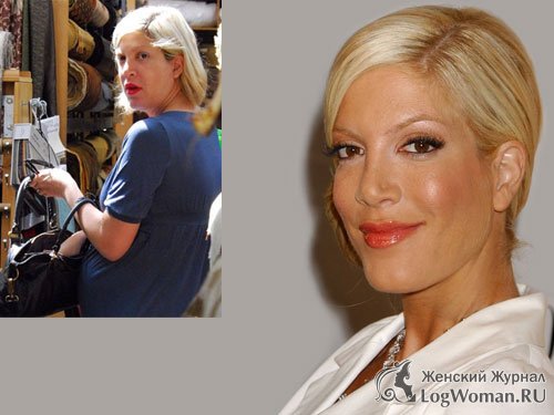 Знаменитости без макияжа - Tori Spelling Знаменитости без макияжа - Tori Spelling