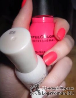 Покраска ногтей в стиле Hello Kitty Покраска ногтей в стиле Hello Kitty