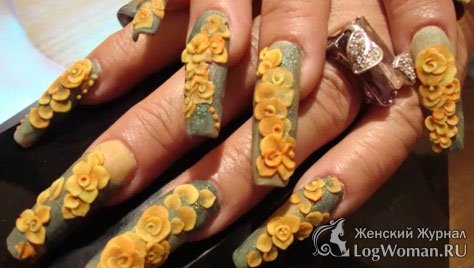 Длинные ногти Длинные ногти