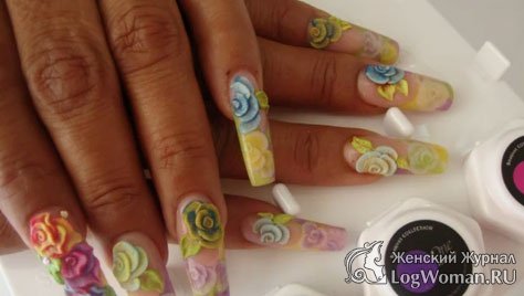 Длинные ногти Длинные ногти