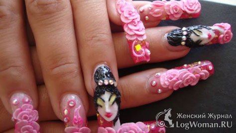 Длинные ногти Длинные ногти