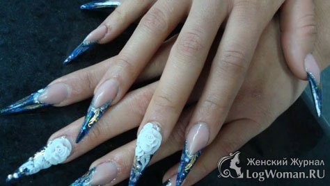 Длинные ногти Длинные ногти