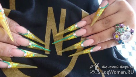 Длинные ногти Длинные ногти