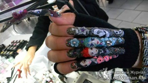 Длинные ногти Длинные ногти