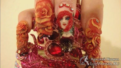 Длинные ногти Длинные ногти