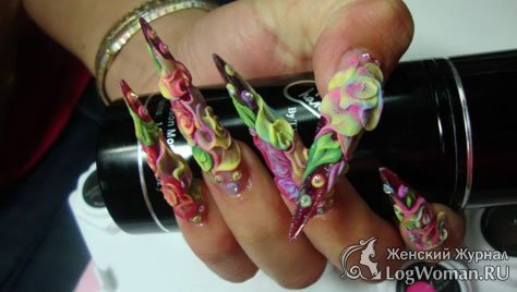 Длинные ногти Длинные ногти