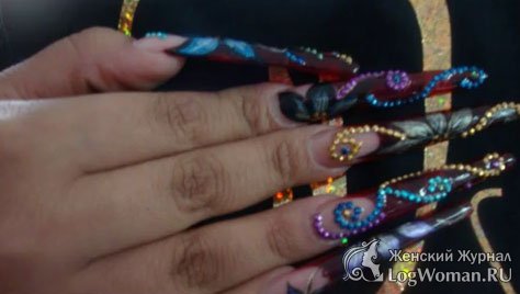 Длинные ногти Длинные ногти