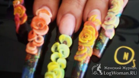 Длинные ногти Длинные ногти