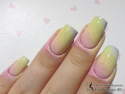 Маникюр градиент Маникюр градиент
