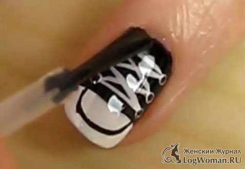 Кеды на ногтях Кеды на ногтях