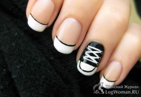 Кеды на ногтях Кеды на ногтях