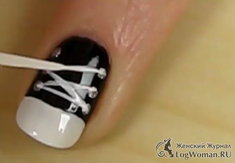 Кеды на ногтях Кеды на ногтях