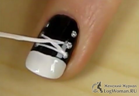 Кеды на ногтях Кеды на ногтях