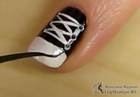 Кеды на ногтях Кеды на ногтях
