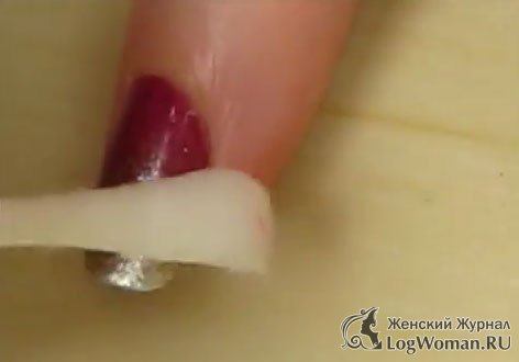 Гламурный блеск на ногтях