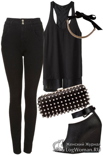 Черный цвет в одежде Черный цвет в одежде