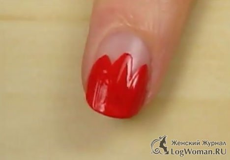 Тюльпаны на ногтях