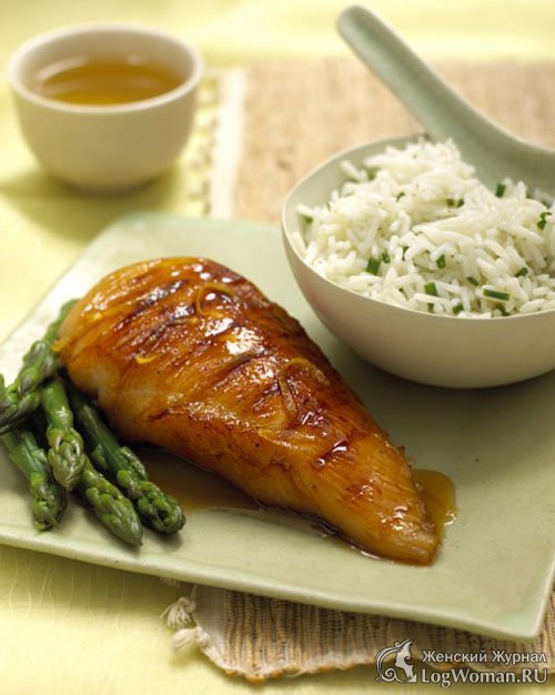 Куриное филе и чай с лимоном Райс Куриное филе и чай с лимоном Райс