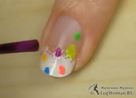 Леопардовый маникюр 