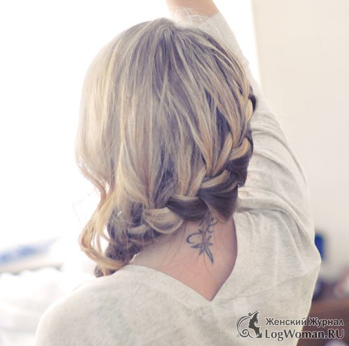 Плетение французской косы Плетение французской косы