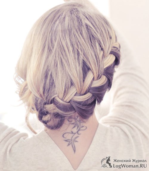 Плетение французской косы Плетение французской косы