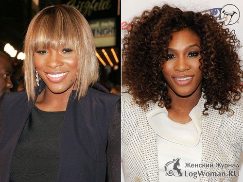 Серена Уильямс: из блондинки в темное какао Серена Уильямс: из блондинки в темное какао