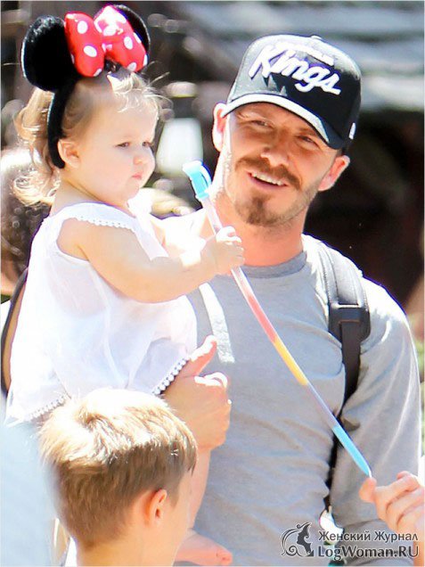 Дэвид Бекхэм и Харпер