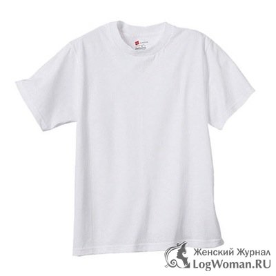 Классическая белая футболка Классическая белая футболка