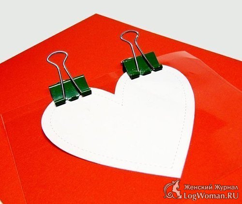 Валентинка Сердца в сердце Валентинка Сердца в сердце