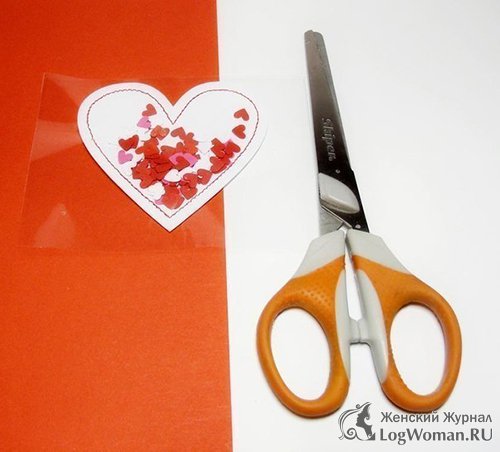 Валентинка Сердца в сердце Валентинка Сердца в сердце