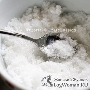 Смачиваем сахар