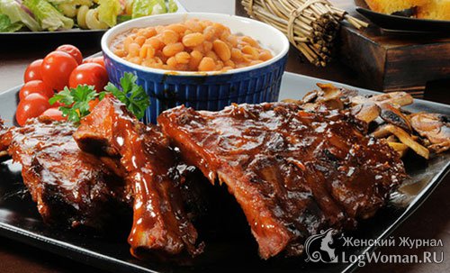 Ребрышки на барбекю Ребрышки на барбекю