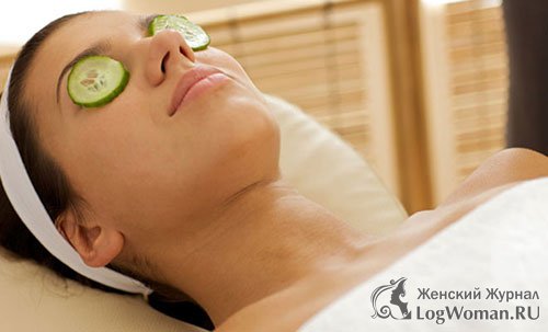 Лечение опухших глаз огурцом Лечение опухших глаз огурцом