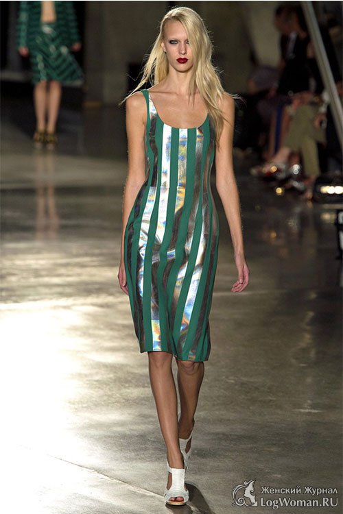 Блеск королевы - Блестящее полосатое платье Блеск королевы - Блестящее полосатое платье