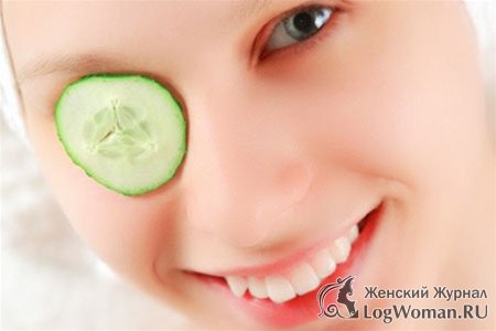 Свежий огурец от темных кругов